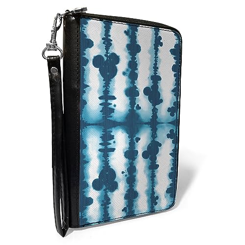 Buckle-Down Disney Mickey Mouse Designer Wallet for Women, Wristlet Wallet With Zip Around, Faux Leather Wallet