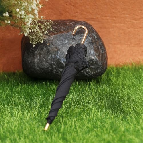 Parapluie miniature 1:12 métallique : fini le plastique cassant en maison de poupée