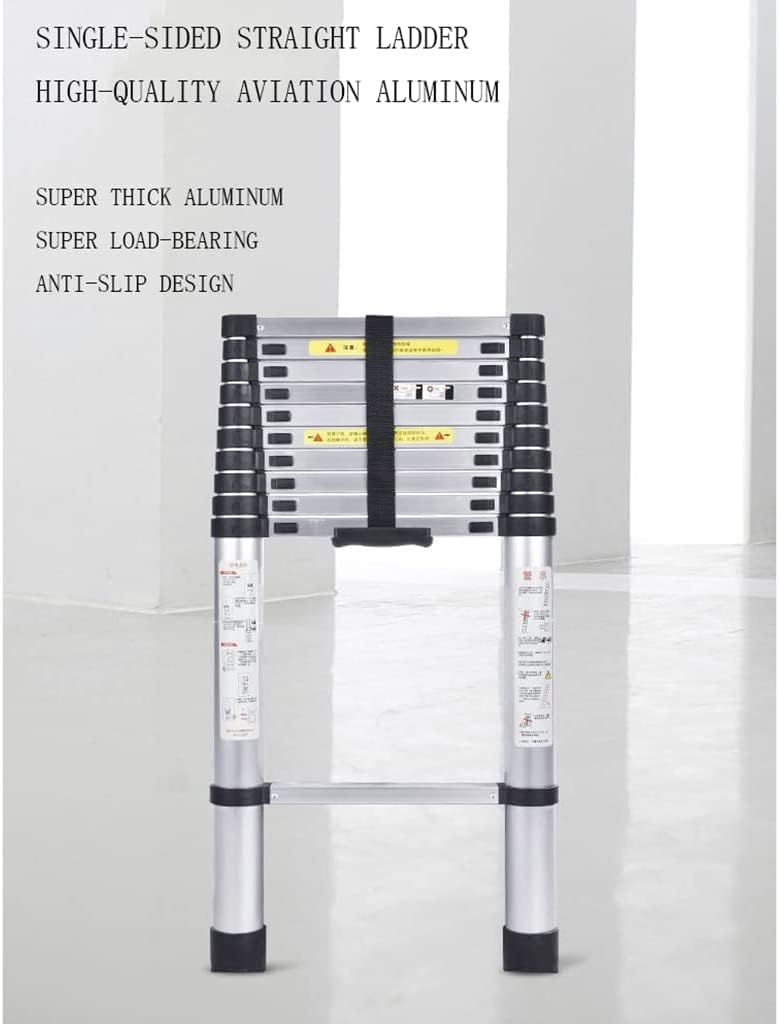 Telescoping Ladder,Aluminum Telescoping Ladder,Telescopic Extension Multi Purpose Ladders for Roofing Business,Outdoor Working,Household Use and More