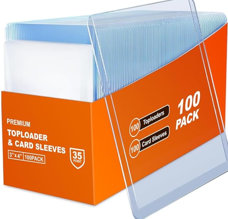 Wcakby 200 Pcs Top loaders