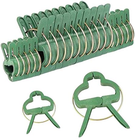 BOLDiX Pflanzenclips 20er Set - Wiederverwendbare Klammern Für Tomaten & Kletterpflanzen | 3cm & 4,5cm