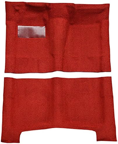 Replacement Auto Carpet Floor Liner - Molded Loop - fits 1965-1970 Chevrolet Impala 2 Door 4 Speed Manual with Console (Black)