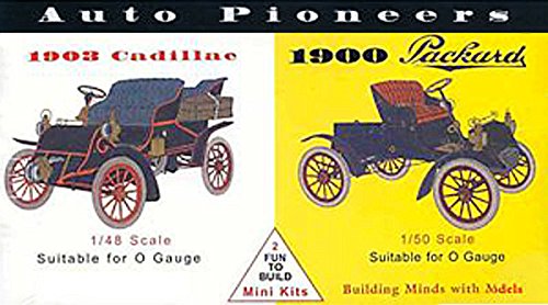 Glencoe Models 1:48 Scale Auto Pioneers 1903 Cadillac/1900 Packard