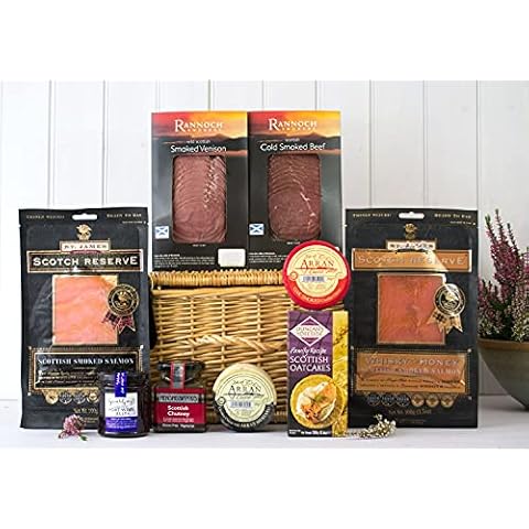 'The Smokehouse' Meat, Salmon & Cheese Scottish Hamper Gift Cover