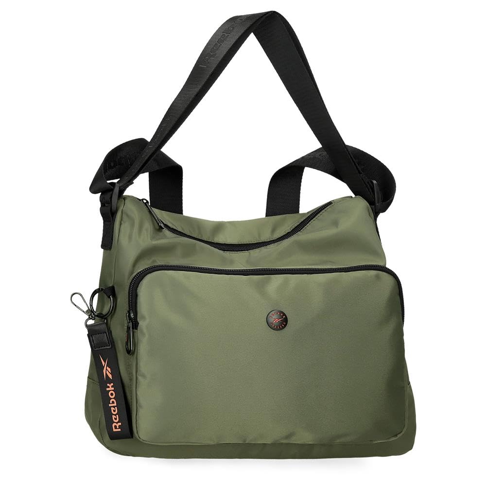 Reebok Leia Green Backpack, 35 x 31 x 5 cm, Polyester, by Joumma Bags