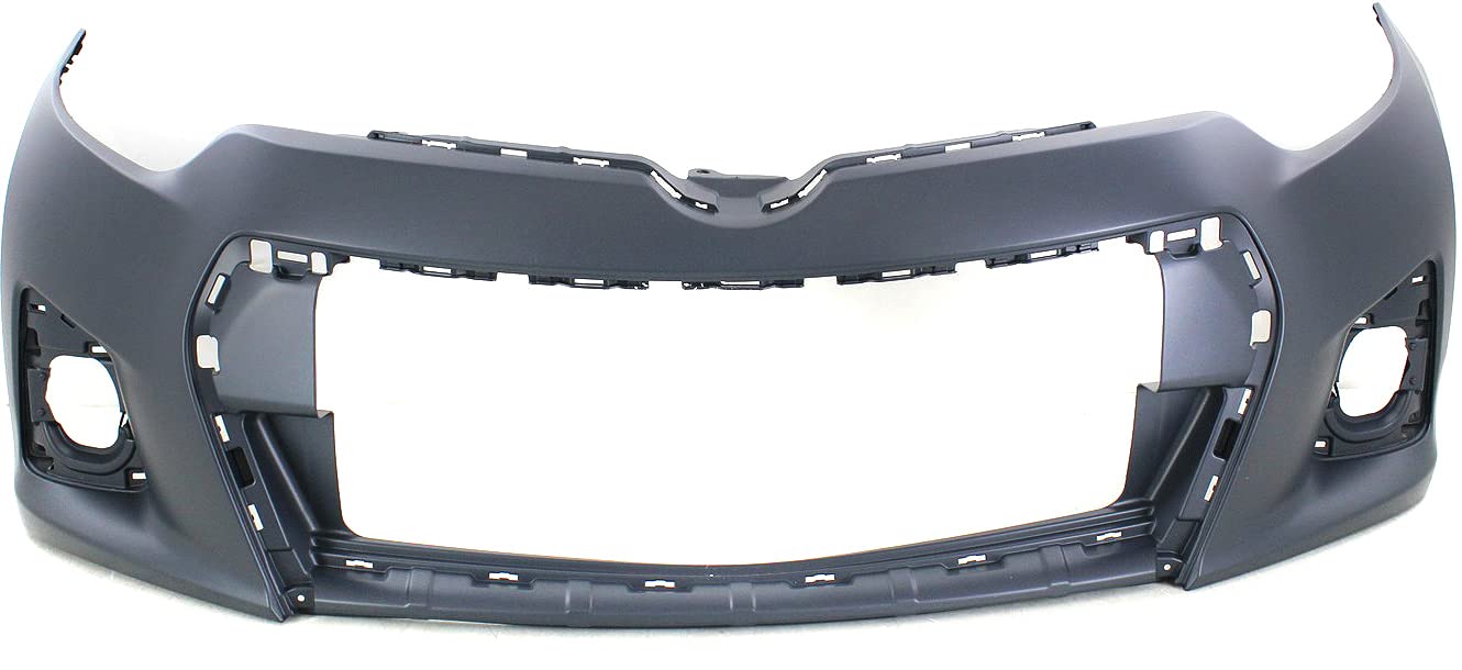 Garage-Pro Front Bumper Cover Kit Compatible with 2014-2016 Toyota Corolla, For S/Special Edition Models, w/Chrome Grille Surround, Primed