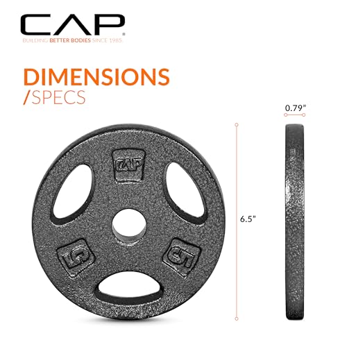CAP Barbell Standard 1-Inch Grip Weight Plates - Image 6