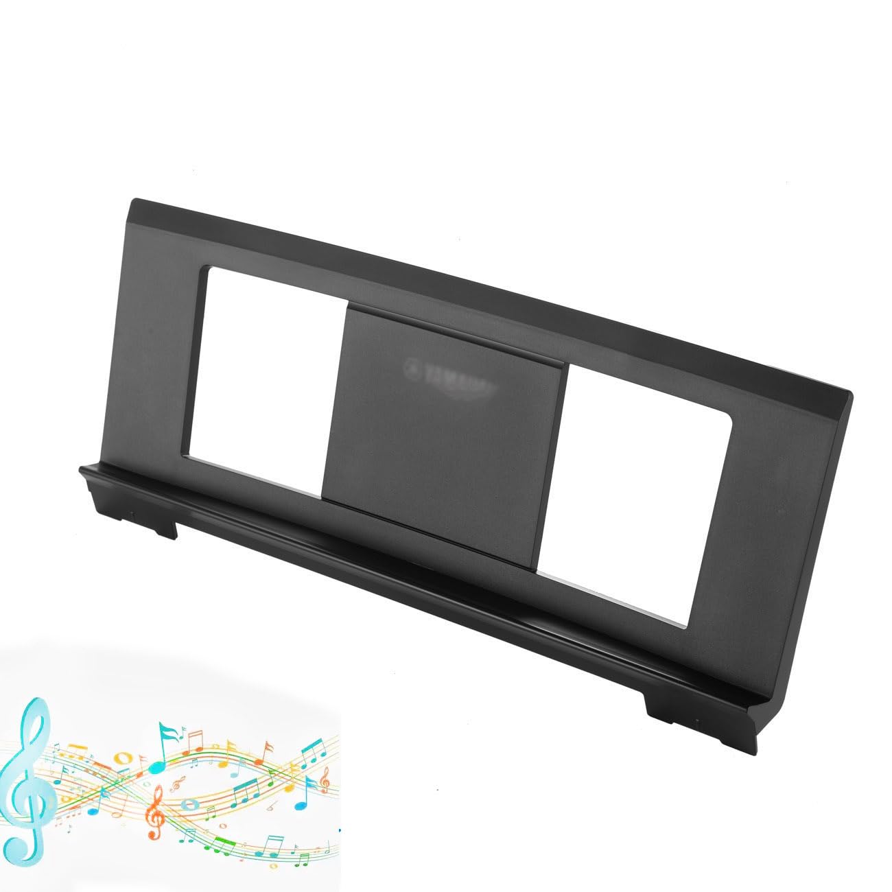 Music Stand. PILIPALA Music Stand for Sheet Music.Music Rest Compatible with yamaha PSR/YPT/KB/P series keyboard Music Score Stand. Sheet Music Stand (+ 1 clip) (black)
