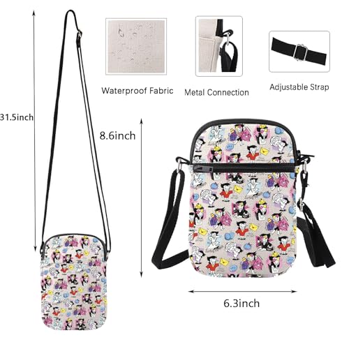 WUSUANED Funny Spamton Character Crossbody Bag Cartoon Game Inspired Bag RPG Gamer Gift Game Fan Gift2