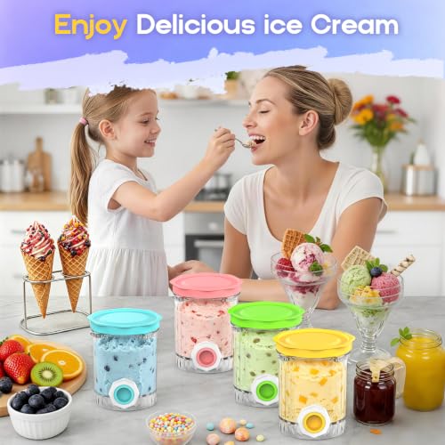 Image of 4 Pack Swirl Pint Containers Replacement for NC700 NC701 Series