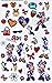 UPD Disney Junior Minnie Mouse Bowtique Over 140 Temporary Tattoos Booklets - Easy to Apply and Remove, Smudge Proof, Cute Assorted Designs - Party Favors and Handouts (2pc Set),Multi,1.0Fl Oz