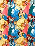 Princesses Anti Pill Premium Fleece Fabric, 60” Inches Wide – Sold by The Yard
