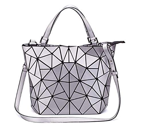 Aeoss Lattice PVC Tote cum Sling Bag Purse for Women (Silver) (B08P1SJVY3) Amazon Price History, Amazon Price Tracker