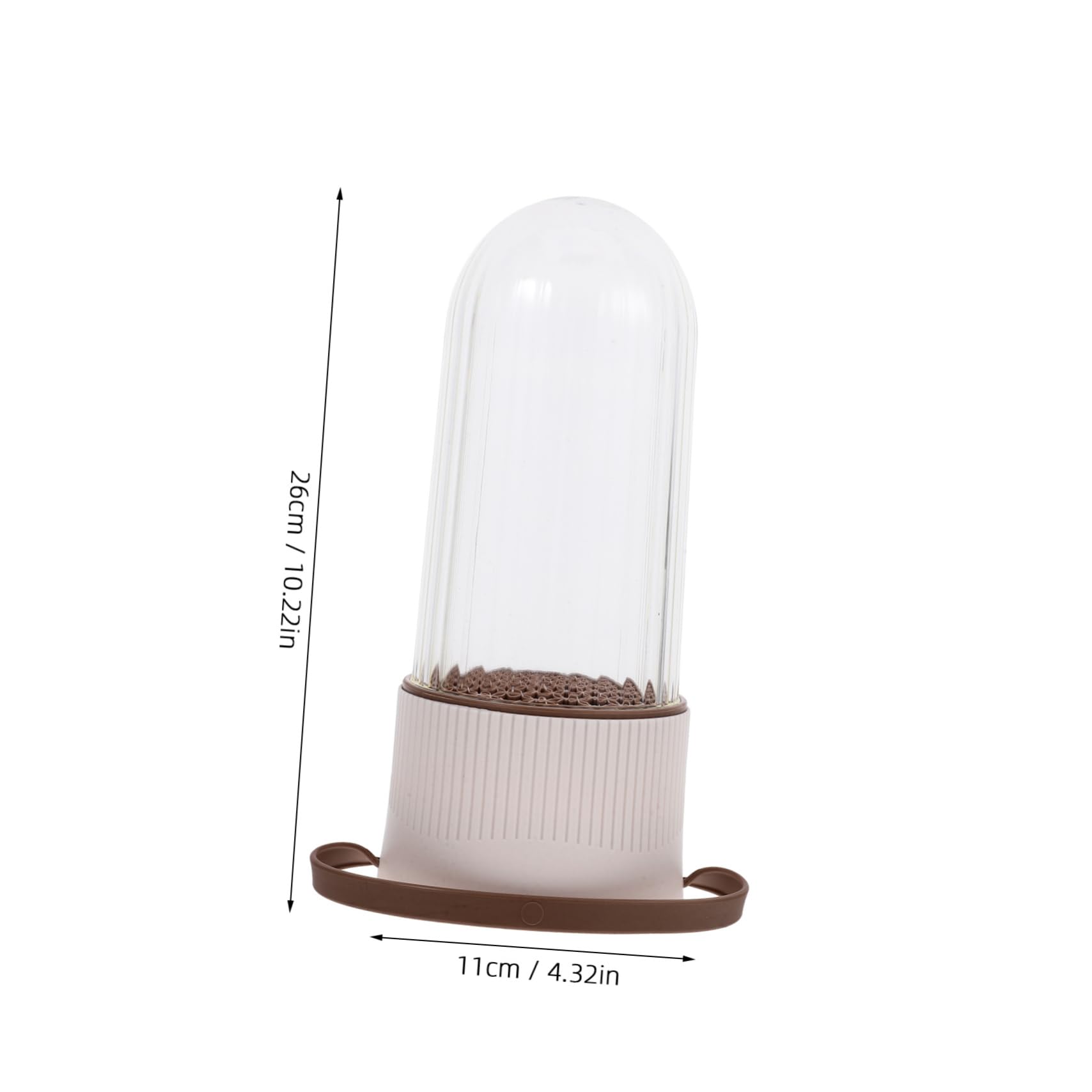 AUTSUPPL Makeup Brush Cleaning Container Brush Cleaner Holder Box Silicone Drying Box for Makeup Tools Portable