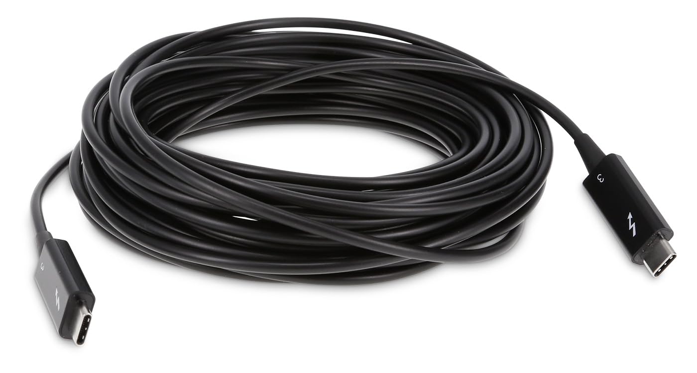 LMP - Câble Optique Thunderbolt 3 - actif, 40 Gbit/s, noir - 25 m