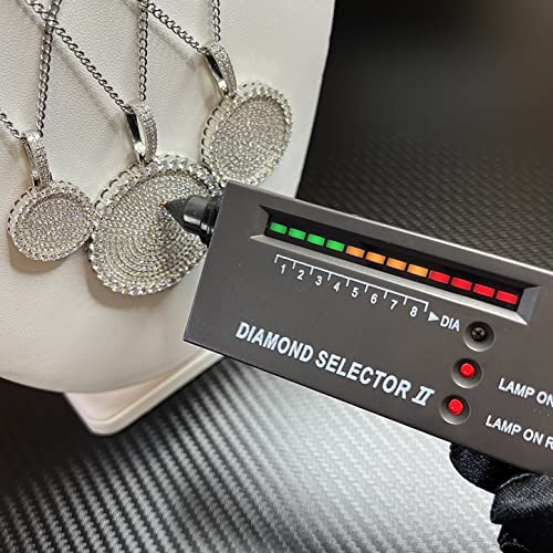 Vvs1 Moissanite Diamond Round Circular Dog Tag Pendant Necklace For Men & Women, Solid 925 Sterling Silver Moissanite Medallion Pendant (Medium) #TOP3