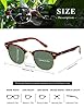 AEVOGUE Polarized Sunglasses For Women And Men Semi Rimless Frame Retro Sun Glasses AE0369 (Tortoise) #4