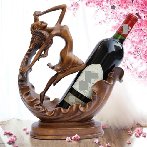Soporte para botellas de vino FENOKD 27x14x33 cm miniatura 5