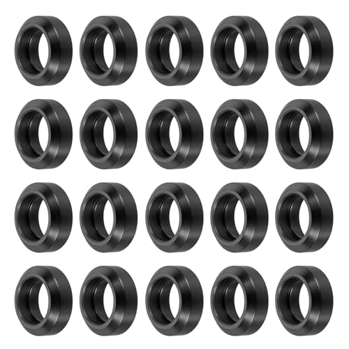 sourcing map 20pcs 3D Printer Wheels Big Slot POM Pulley Wheels Solid High-Speed Gantry Wheel for 3D Printer, CNC Machin