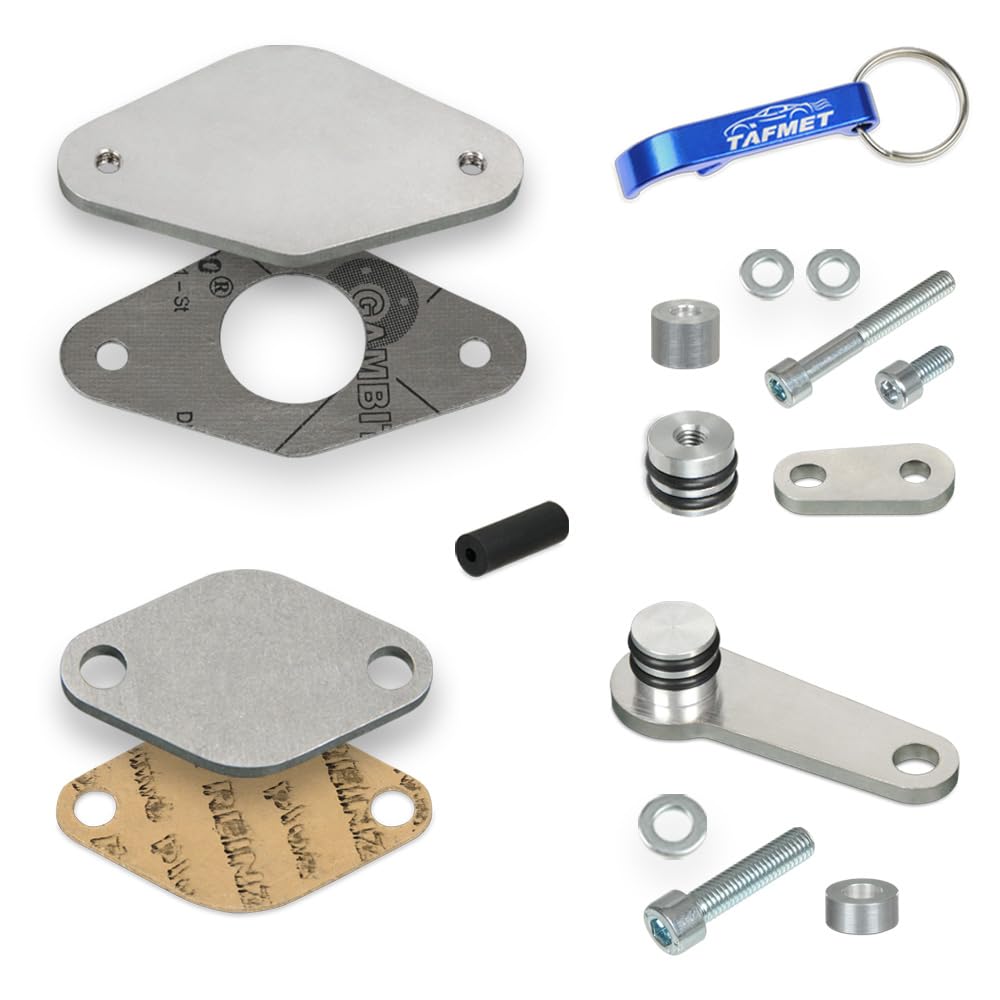 Kit Rimozione EGR TAKPART - Bypass Acciaio Inox, Piastra Cieca, Tappi Alluminio, Per Diesel - Foto 2