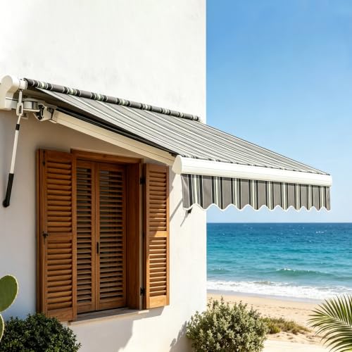 Lona impermeable para toldo retráctil de terraza con máxima protección 4