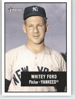 2003 Bowman Heritage Baseball Card #177A Whitey Ford