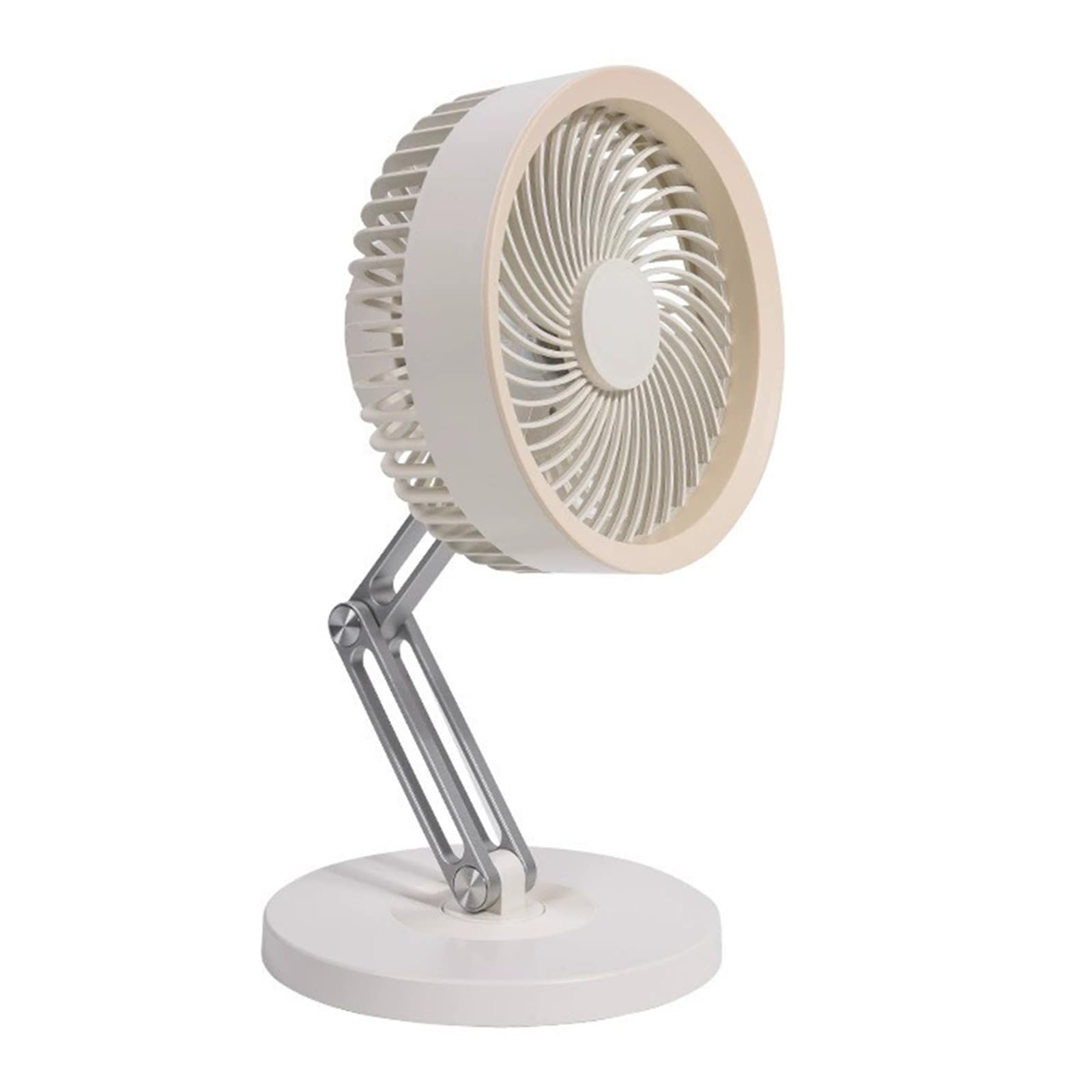 Tsynapter Space Saving Rotatings Electric Fan Adjustable Angles Cooling Texture Suitable for Home Quiet Motor USB Powered Quiet Desk Fan