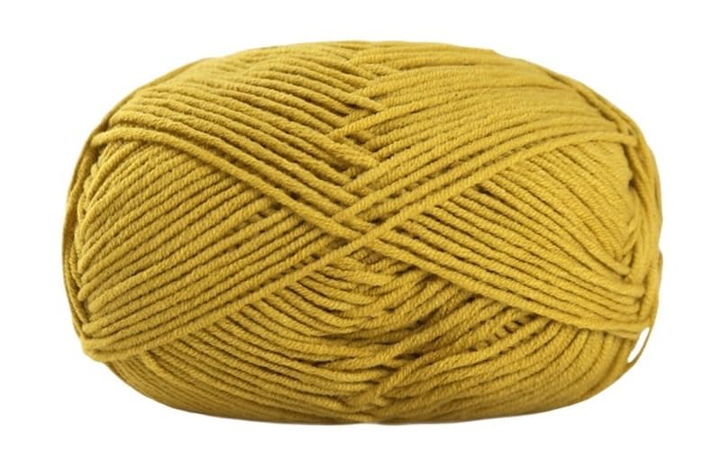 Fil de coton pour crocheter et fil à tricoter mélangé lot de 5 pelotes 50g épaisseurs 9