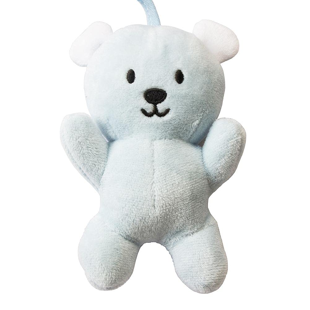 Horett Baby Activity Spiral Plush Toy 40cm Crib Stroller Hanging (blue)