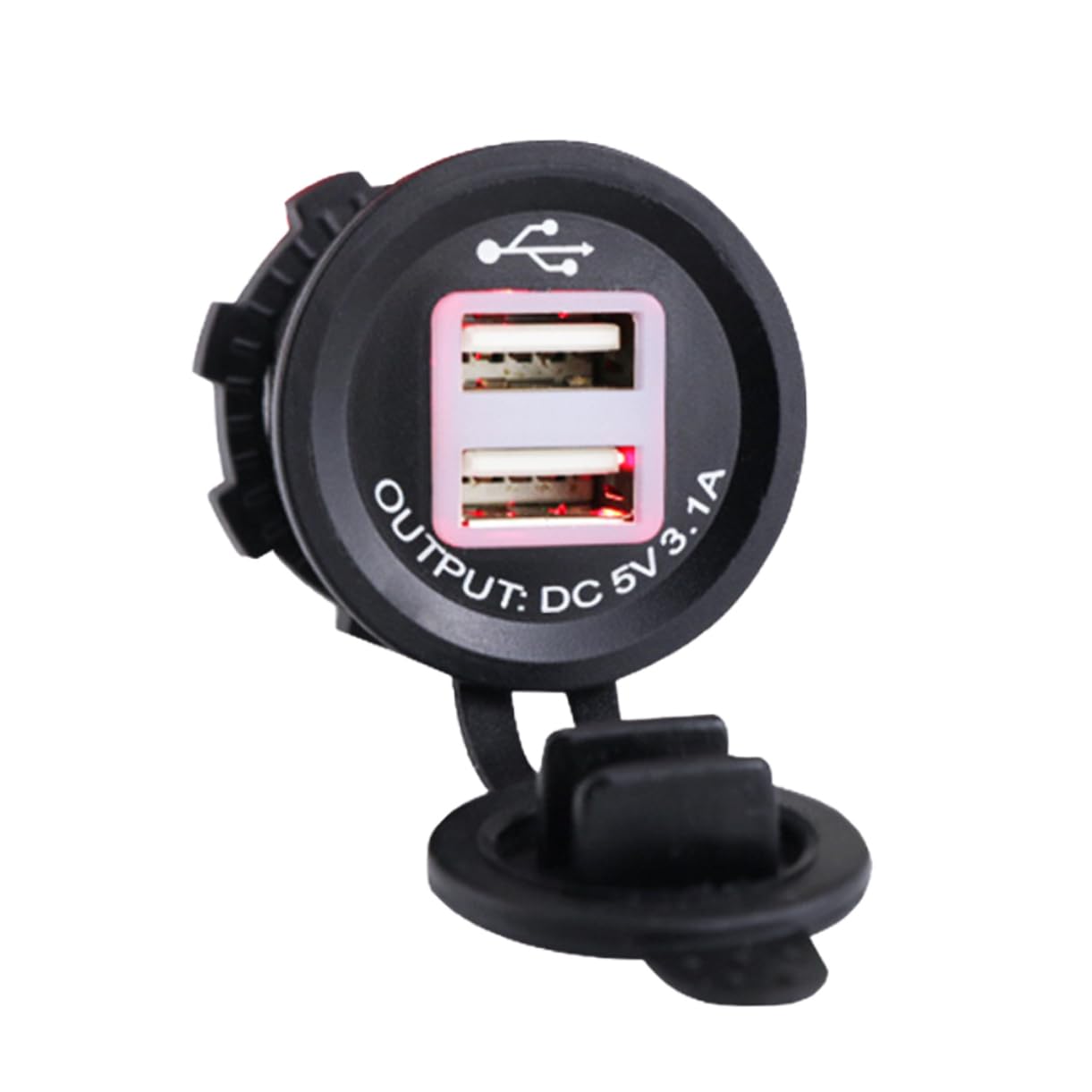 Anneome Caricabatterie Per Auto Usb Doppio Da 3 Pezzi 5v 31a Per Veicoli Da 12-24v Adatto Per Telefoni Cellulari E Tablet Marini
