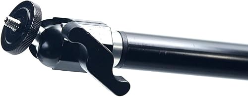 Vista 8 de Glide Gear OH 50 - Soporte superior para DSLR, iPhone, brazo de 36 pulgadas, extensión de trípode, cabeza esférica, metal resistente