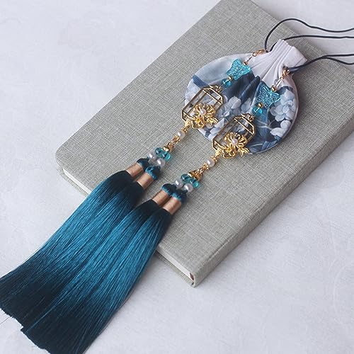 Sachet antiguo con borla, 10 cm, hecho a mano miniatura 3