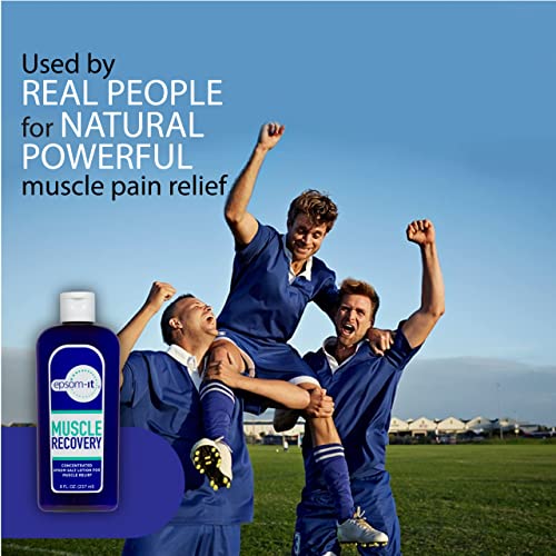 Epsom-It Muscle Recovery Lotion: Natural, Concentrated Magnesium Sulfate Cream Fortified With Arnica For Muscle Pain And Stiffness From Running, Sprains, Backaches, Exercise And Walking #TOP5