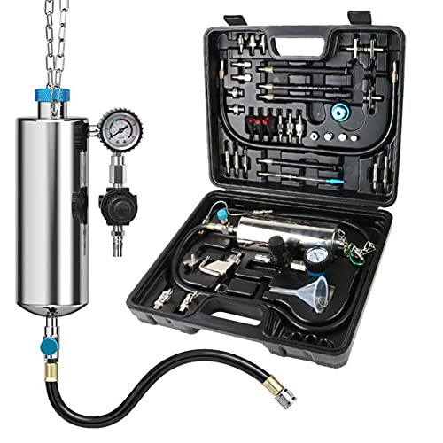 MR CARTOOL Fuel Injector Cleaner Kit Car Fuel Injection Systems Kit EFI Non-Dismantle Cleaning ToolsÂ CFS Series Fuel System On-Vehicle Cleaning Assistant Fuel Injector Tester 600ML 140PSI