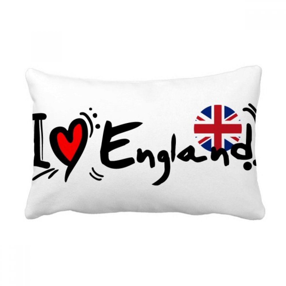 Soulager le mal de dos avec ce coussin lombaire décoratif Angleterre motif coeur coloré