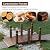 Kinfant 5FT Wooden Garden Bridge with Metal Chain Railings – Solid Fir Wood, Carbonized Finish, Decorative Arch Footbridge with Rustic Chain Accents for Pond, Stream, Pathway, Backyard & Landscape