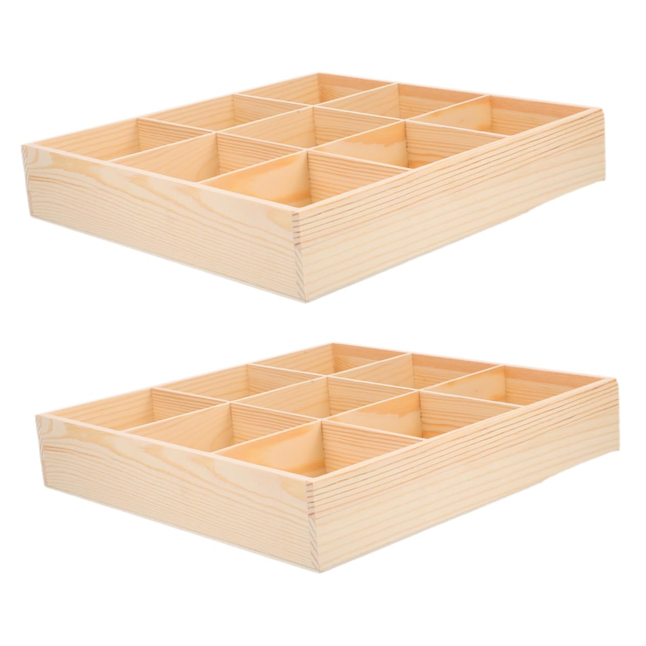 2 Pezzi Organizer per Armadio con Divisorie in Contenitore Multi Scomparti per Calzini Biancheria Intima e Oggetti Organizer per Resistente e