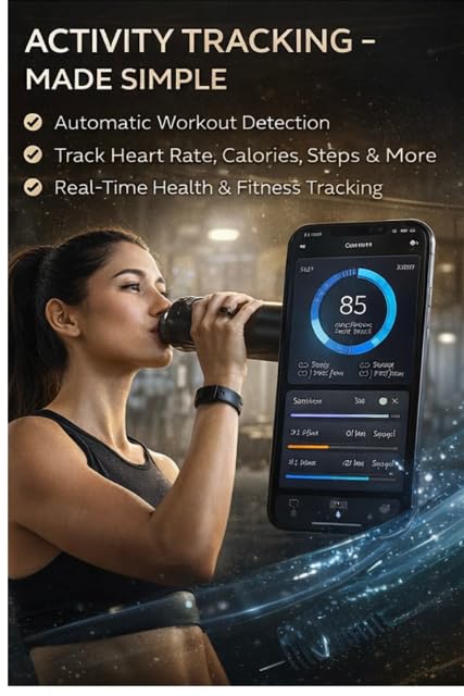 Image of X-SKY Smart Ring Fitness Tracker with Heart Rate, SpO2, Sleep & Stress Monitor, 5ATM Waterproof, Bluetooth 5.2, Steps, Calories & Activity Tracking, Skin Temperature, Touch Control, 33+ Languages