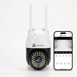 ApnaCam 8MP FHD Supreme WiFi PTZ CCTV Security Camera, Outdoor | 36IR Extra Color Night Vision, IP66 Waterproof Price In India