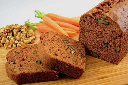 Image of Nadel - NATURALLY DELICIOUS CARROT CAKE SLICES (4 Pack) Sweet Breads & Cakes, Back to School lunch snack, breakfast bar
