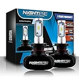 NIGHTEYE H1,H4,H7.H11,9005,9006 LED headlight Bulbs,Phares pour Voiture et Moto, phare de croisement, projecteur antibrouillard, feu de croisement (H7)