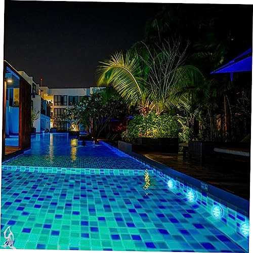 SUPVOX 1 Conjunto De 13 Luzes Para Piscina Luzes Submersíveis Solares Para Piscina Fonte De Luz Luze