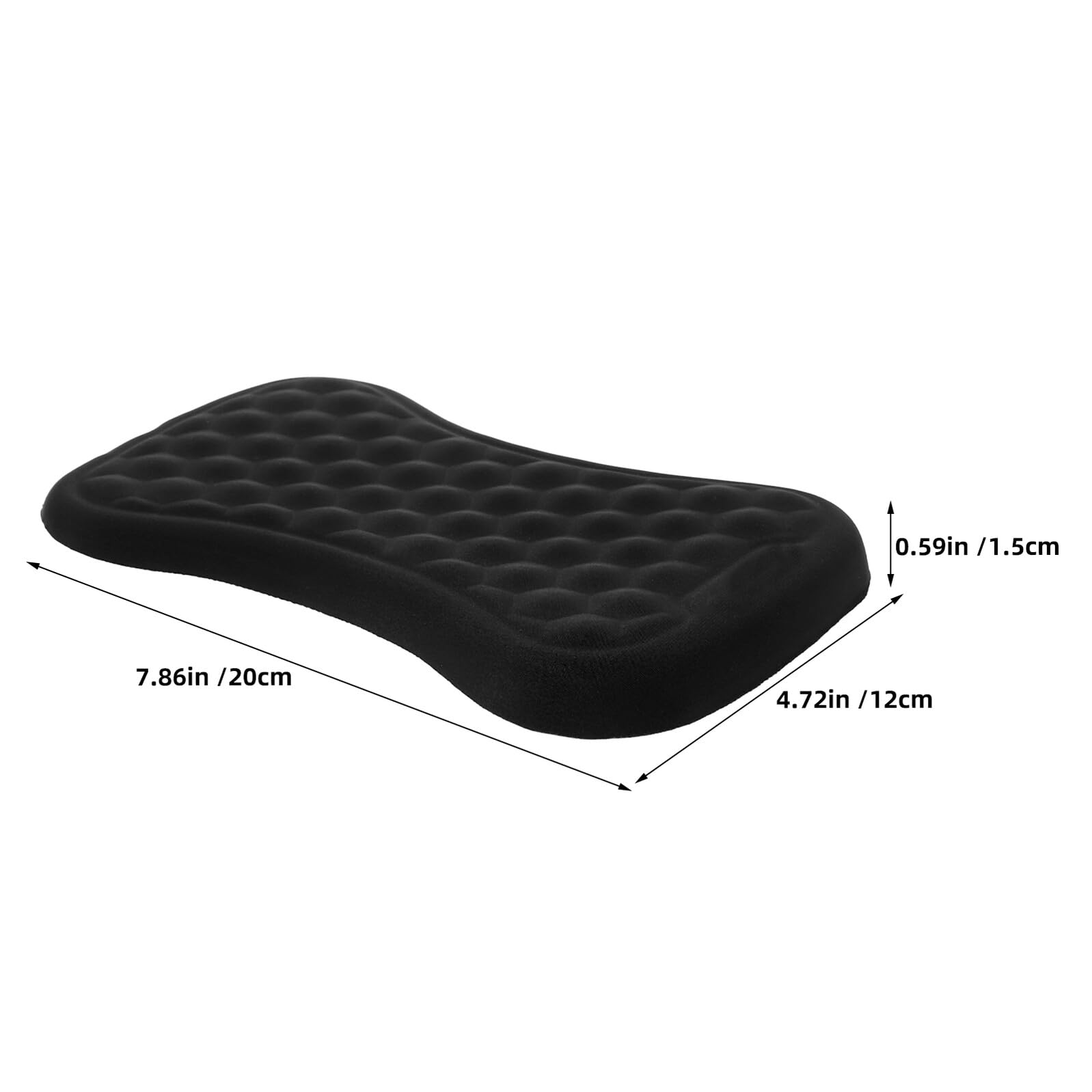 Supporto per Tastiera e Mouse 2 Pezzi Poggiapolsi Ergonomico in Memory Foam Cuscinetto da Polso Morbido per Ufficio e Gaming Poggiapolsi da Scrivania per Protezione Polsi e
