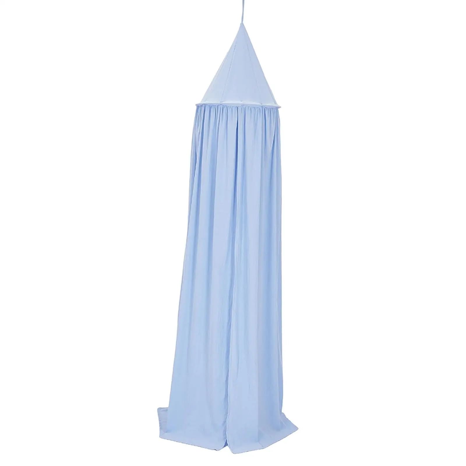 LSNNMU Kids Bed Canopy Reading Nook Round Hanging Large House Decoration Canopies For For Bed(Blue)