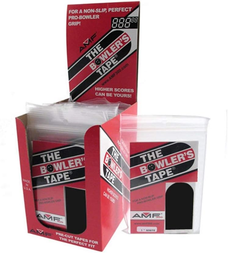 Bowlers Dispenser 30 pc. Tape 3/4" Thumb Black (12/pkg)