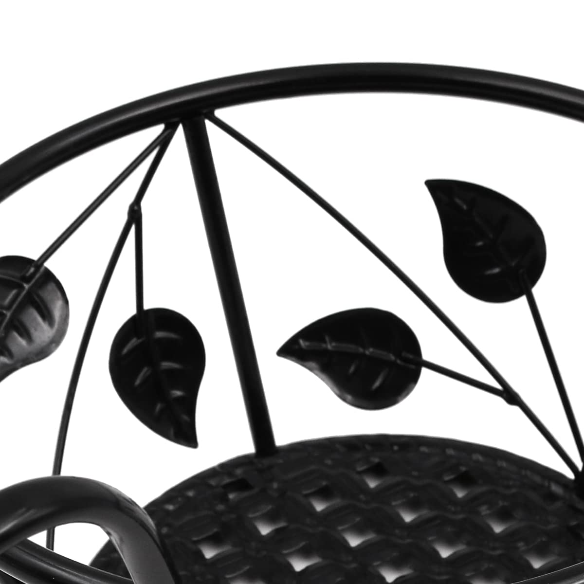 ZONADAH – Set 3 Portavasi Da Appendo In Ferro, 16 Cm, Nero – Per Piante, Balcone, Giardino, Recinzione