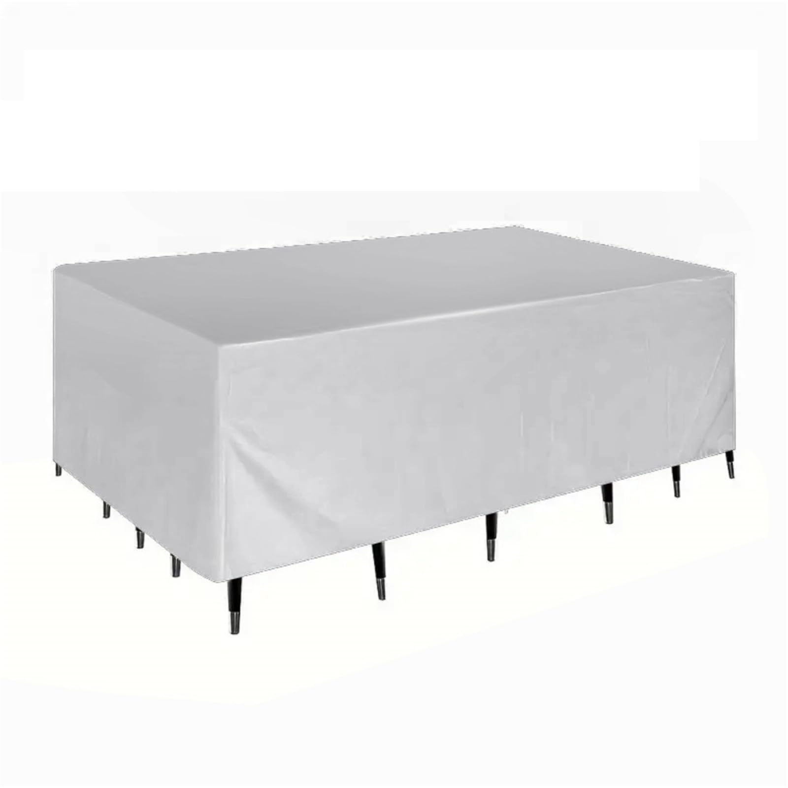 Garden Furniture Covers 1pc Patio Furniture Protective Cover - Suitable For Sets, Sofa, Table And Chair Covers, And Windproof(Silver,287x155x82cm)
