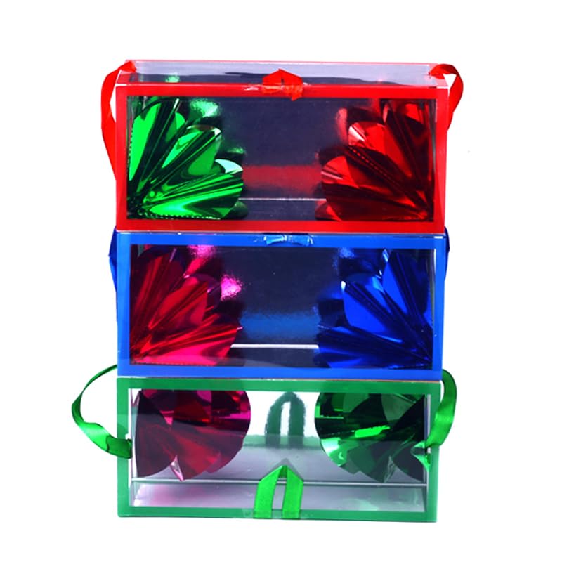 Mini Delux Magic Paper Bag Appearing Flower Box Magic Tricks Stage Street Comedy Magic Props Gimmick Mentalism