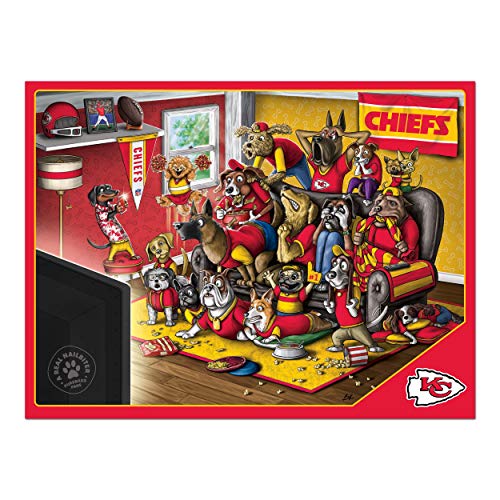 Image of YouTheFan NFL Purebred Fans 500pc Puzzle - A Real Nailbiter