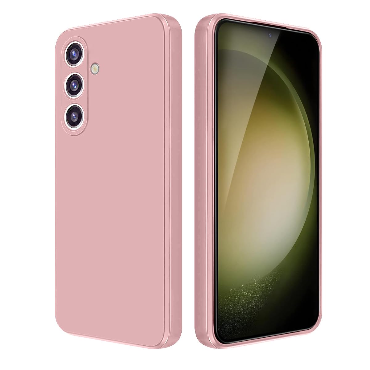 LIRAMARK Silicone Soft Back Cover Case with Micro-Fibre Cloth On Inner Side for Samsung S24 Plus (Pink) (B0DBNN7JCN) Amazon Price History, Amazon Price Tracker